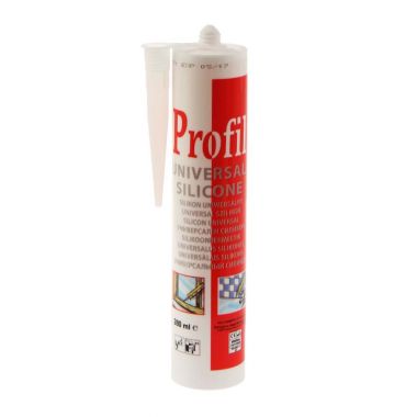 Герметик силиконовый прозрачный 280 мл универсальный Soudal Profil