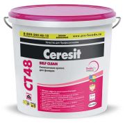 Краска Ceresit CT 48 силиконовая фасадная 15 л