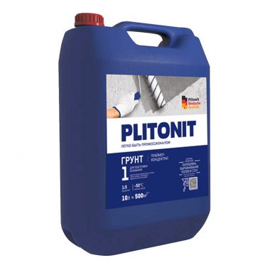 Plitonit Грунт 1 праймер-концентрат 10 л
