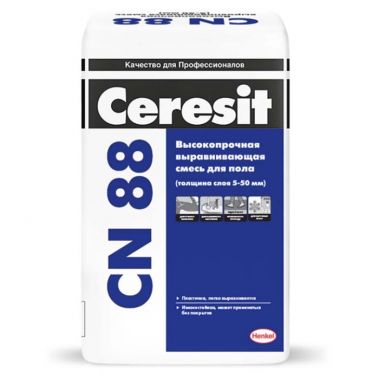 Ceresit CN 88 смесь высокопрочная выравнивающая для пола 5-50мм 25 кг