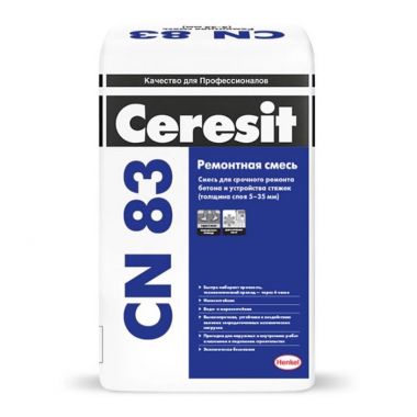 Ceresit СN 83 смесь ремонтная для полов 25 кг