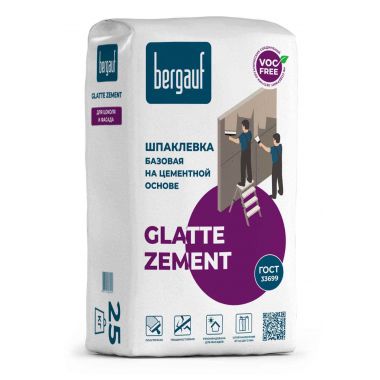 Цементная шпаклевка Bergauf Glatte Zement 25 кг