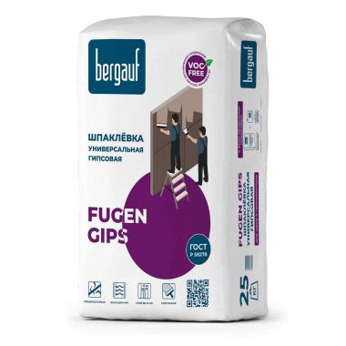 Гипсовая шпаклевка Bergauf Fugen Gips 25 кг