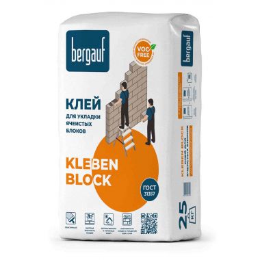 Клей для блоков Bergauf Kleben Block 25 кг