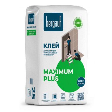 Клей для сложных оснований Bergauf Maximum Plus 25 кг