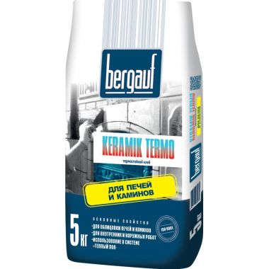 Клей для печей и каминов Bergauf Keramik Termo 5 кг