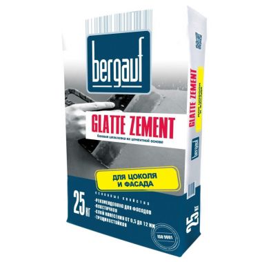 Цементная шпаклевка Bergauf Glatte Zement 25 кг