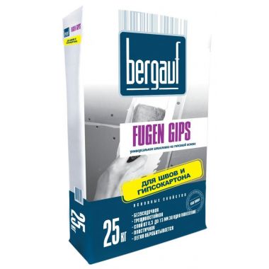 Гипсовая шпаклевка Bergauf Fugen Gips 25 кг