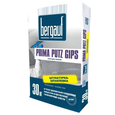 Гипсовая штукатурка Bergauf Prima Putz Gips 30 кг