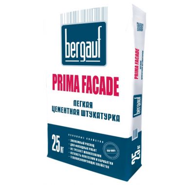 Фасадная штукатурка Bergauf Prima Facade легкая 25 кг