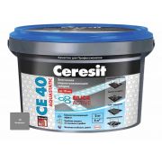Затирка Ceresit СЕ 40 Aquastatic антрацит 2 кг