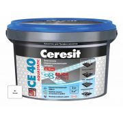 Затирка Ceresit СЕ 40 Aquastatic белая 2 кг