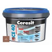 Затирка Ceresit СЕ 40 Aquastatic какао 2 кг
