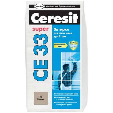 Затирка Ceresit CE 33 багама бежевая 2 кг