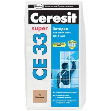 Затирка Ceresit CE 33 карамель 2 кг