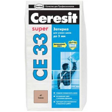 Затирка Ceresit CE 33 сиена 2 кг