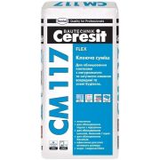Эластичный клей для плитки Ceresit СМ 117 25 кг