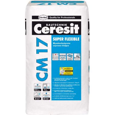 Ceresit СМ 17 высокоэластичный клей для плитки 25 кг